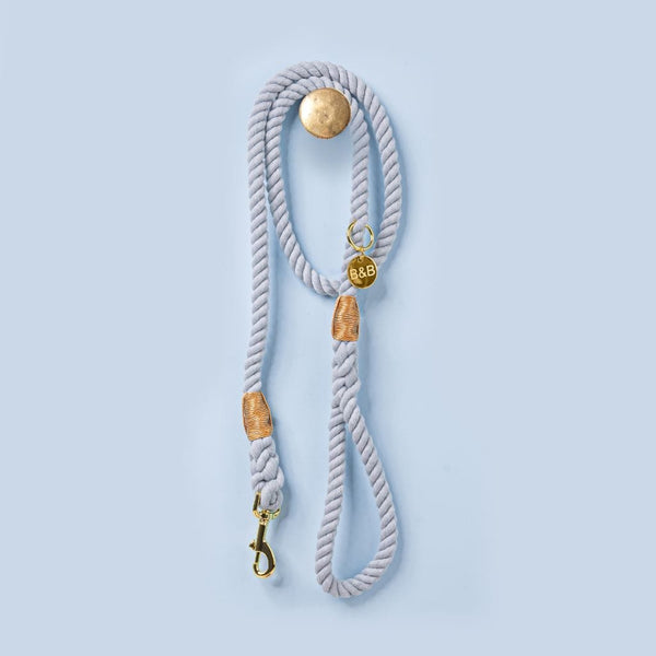 Rope Dog Leash Quiet Grey Shop HandDyed Strong Rope Dog Leads