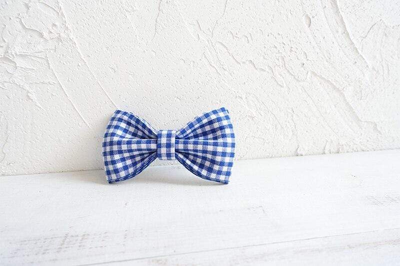 Blue Plaid Bow Tie - Barker &amp; Bone 