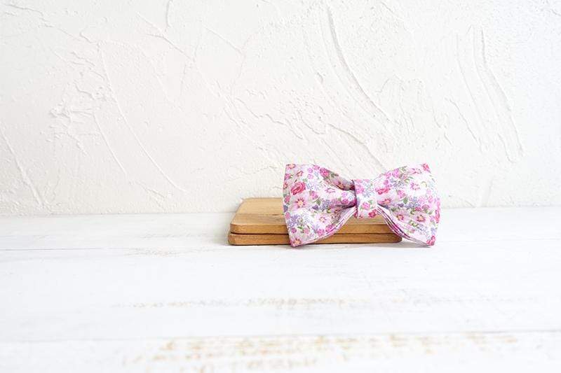 Pink Flower Bow Tie - Barker &amp; Bone