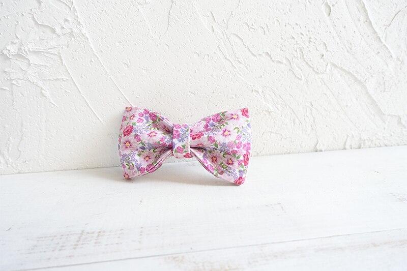 Pink Flower Bow Tie - Barker & Bone
