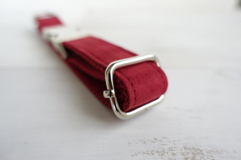 Dog Collar &amp; Leash | Red Velvet - Barker &amp; Bone