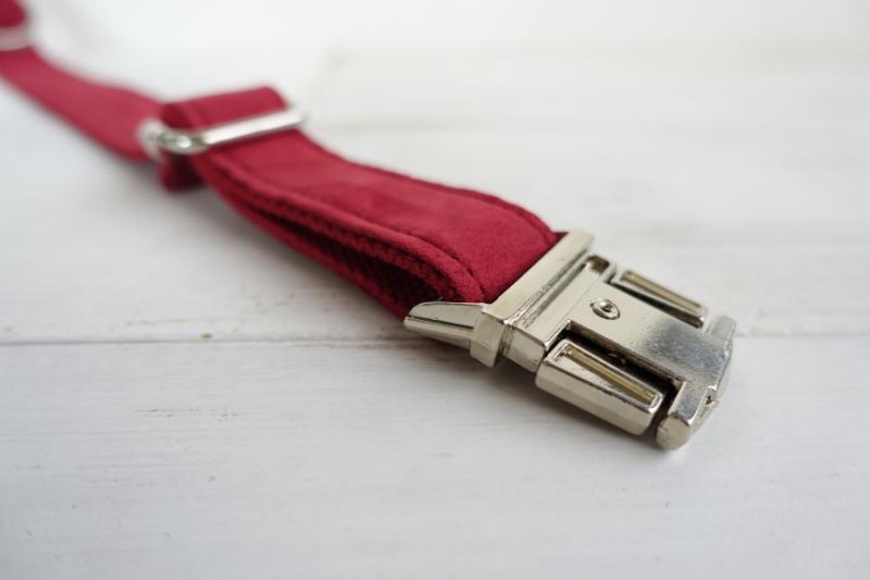 Dog Collar &amp; Leash | Red Velvet - Barker &amp; Bone