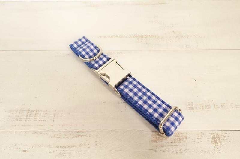  Dog Collar | Blue Plaid - Barker &amp; Bone