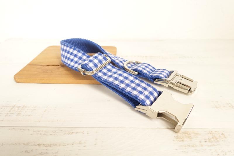  Dog Collar | Blue Plaid - Barker &amp; Bone