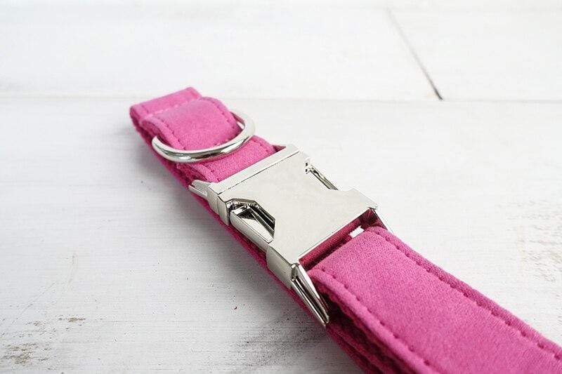 Dog Collar &amp; Leash | Pink - Barker &amp; Bone