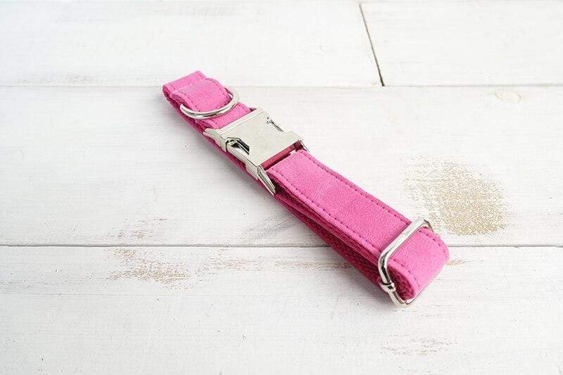 Dog Collar &amp; Leash | Pink - Barker &amp; Bone