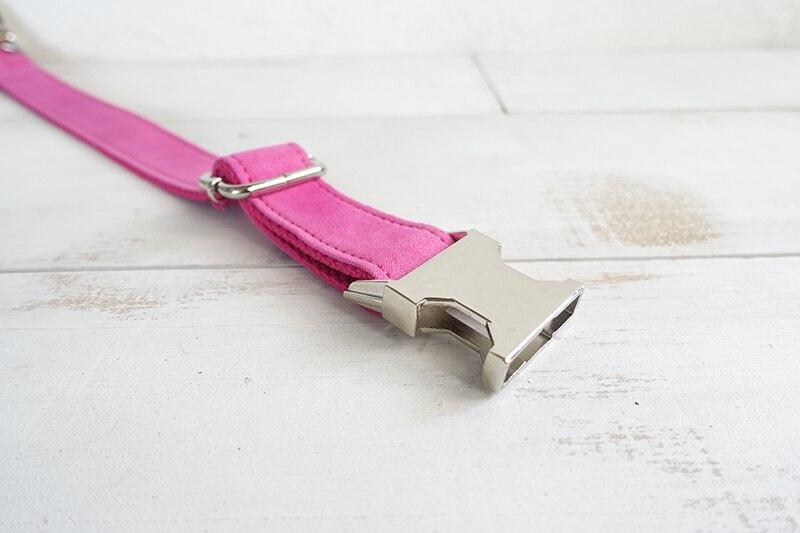 Dog Collar &amp; Leash | Pink - Barker &amp; Bone