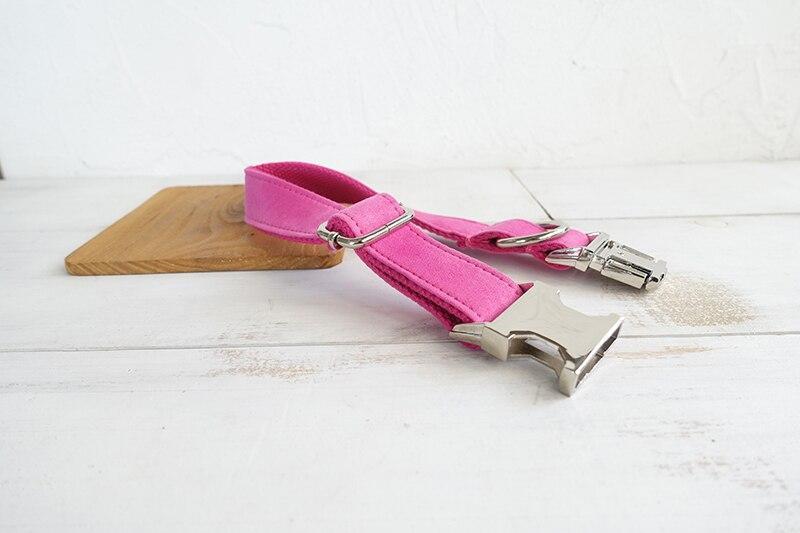 Dog Collar &amp; Leash | Pink - Barker &amp; Bone