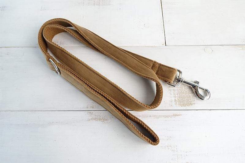 Camel Dog Collar &amp; Leash - Barker &amp; Bone 