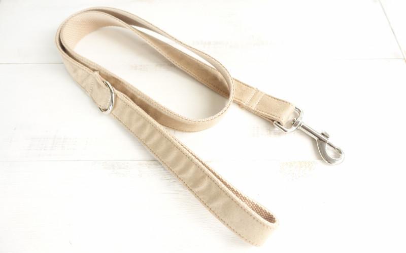 Cream Dog Collar &amp; Leash Set - Barker &amp; Bone 