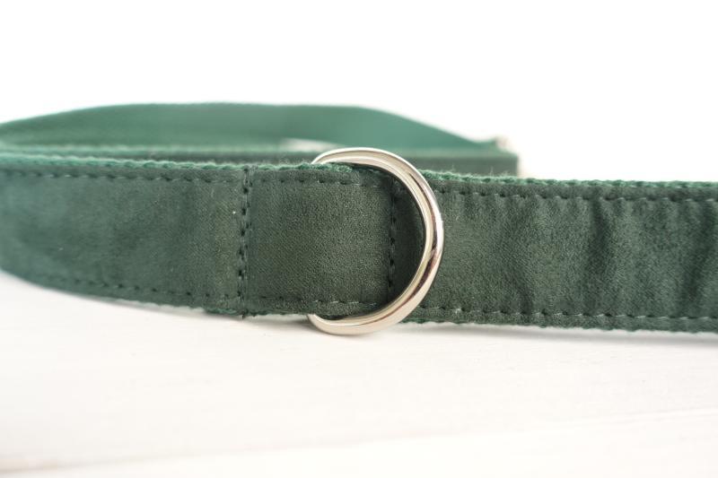 Dark Green Dog Collar &amp; Leash Set - Barker &amp; Bone 