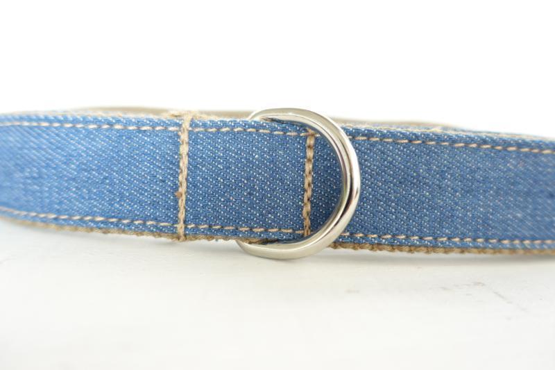 Denim Dog Collar &amp; Leash Set - Barker &amp; Bone 