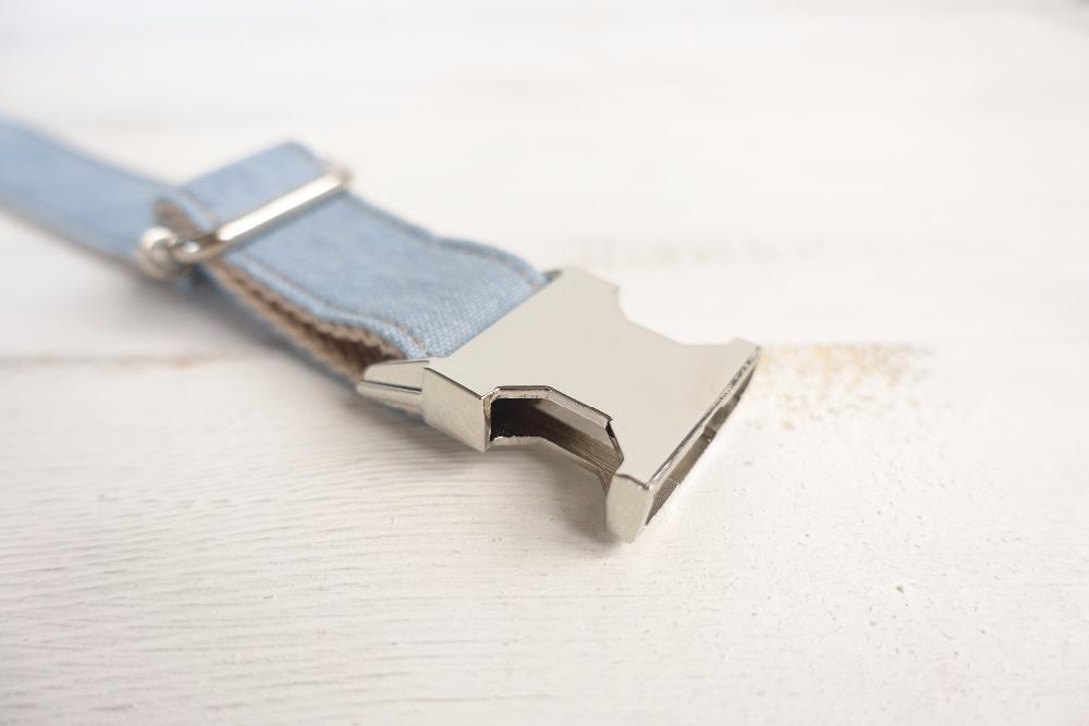 Dog Collar | Light Denim - Barker &amp; Bone 