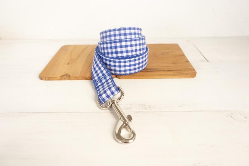 Dog Leash | Blue Plaid - Barker &amp; Bone 