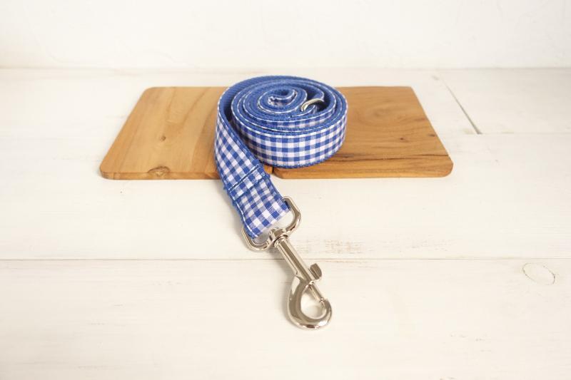 Dog Leash | Blue Plaid - Barker &amp; Bone 