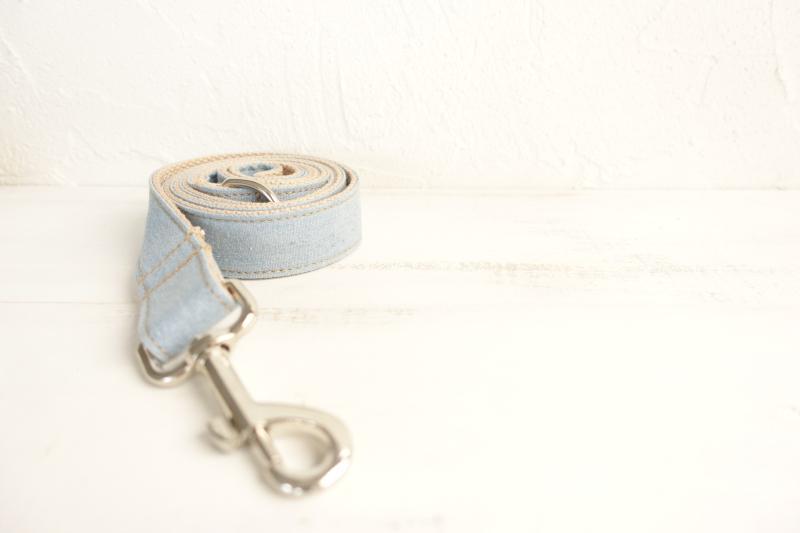 Dog Leash | Light Denim- Barker &amp; Bone 
