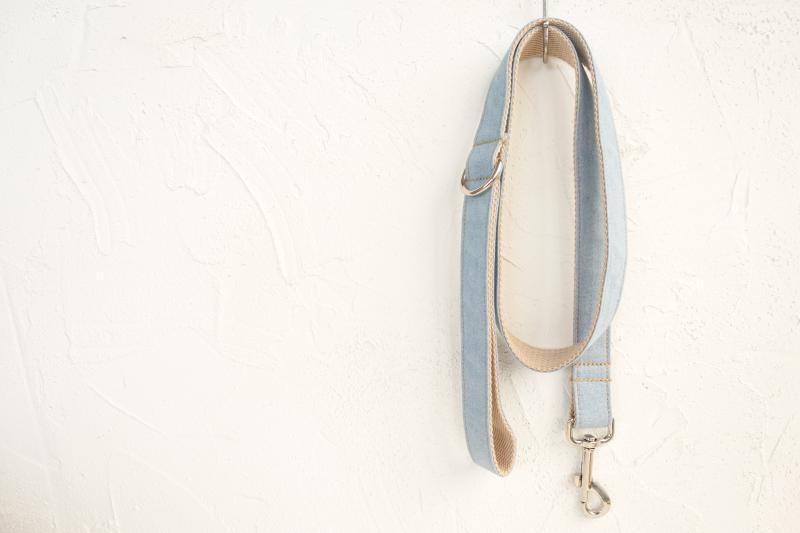 Dog Leash | Light Denim- Barker &amp; Bone 