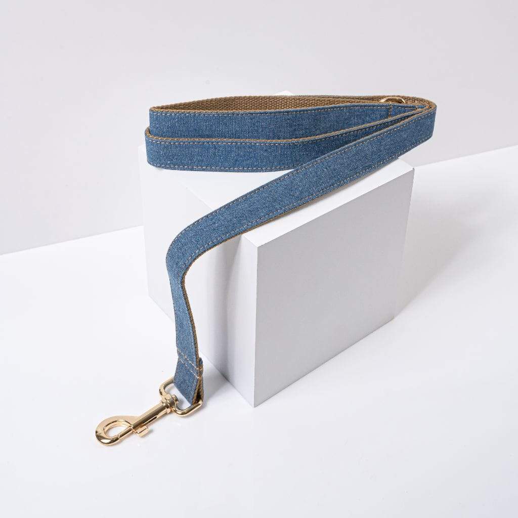  Luxe Dog Leash | Denim - Barker &amp; Bone 