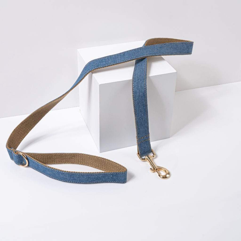  Luxe Dog Leash | Denim - Barker &amp; Bone 