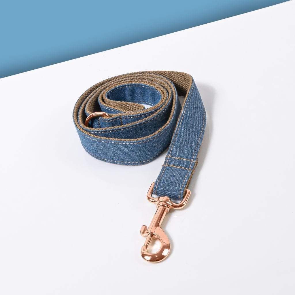  Luxe Dog Leash | Denim - Barker &amp; Bone 