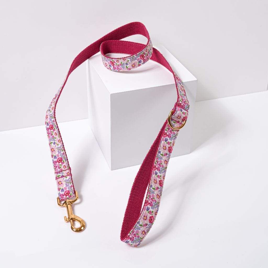  Luxe Dog Leash | Pink Flower - Barker &amp; Bone 