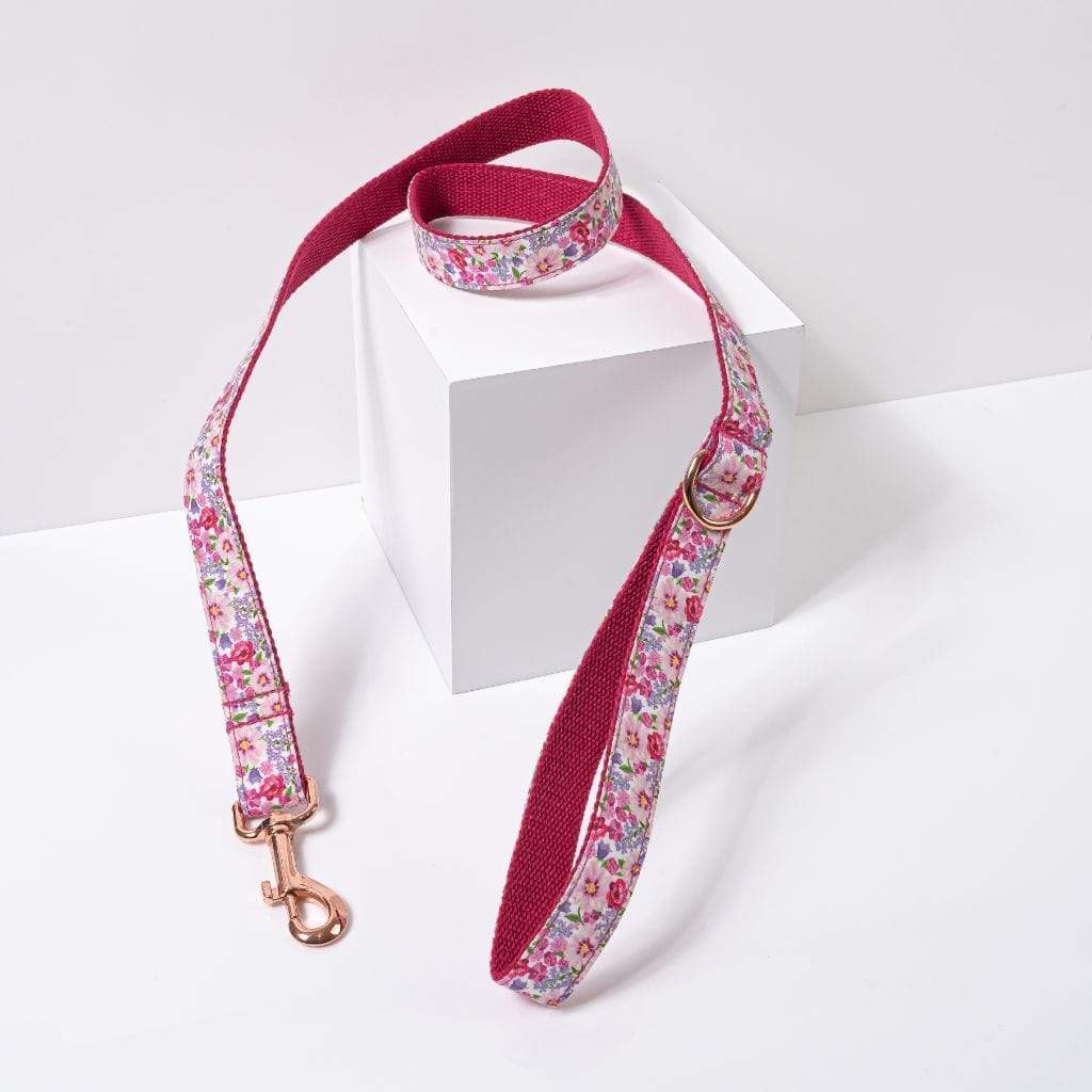  Luxe Dog Leash | Pink Flower - Barker &amp; Bone 