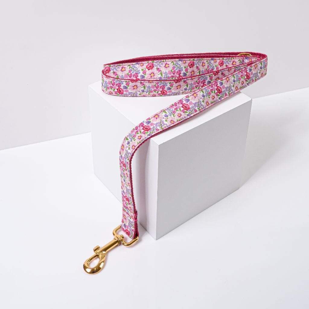  Luxe Dog Leash | Pink Flower - Barker &amp; Bone 