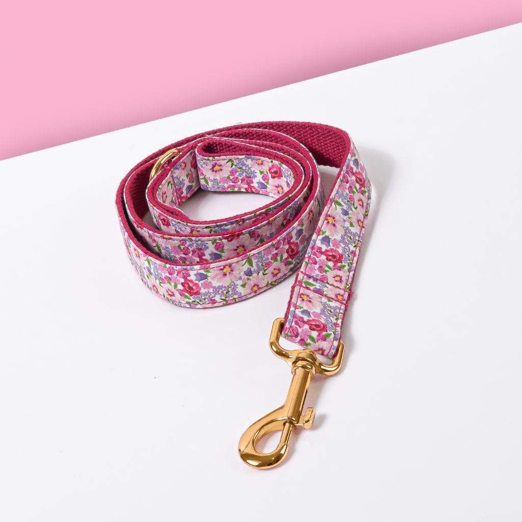  Luxe Dog Leash | Pink Flower - Barker &amp; Bone 
