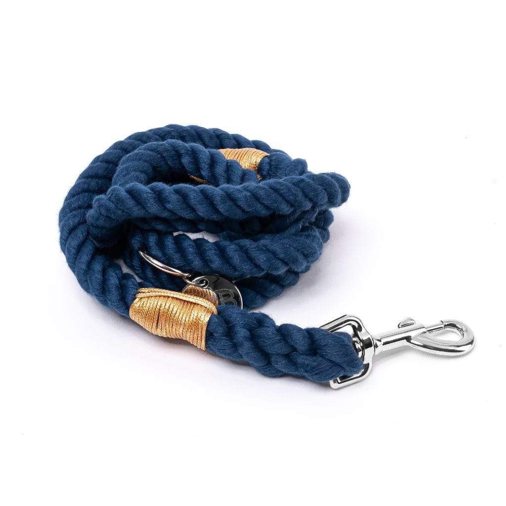 Rope Dog Leash | Dark Navy - Barker &amp; Bone 