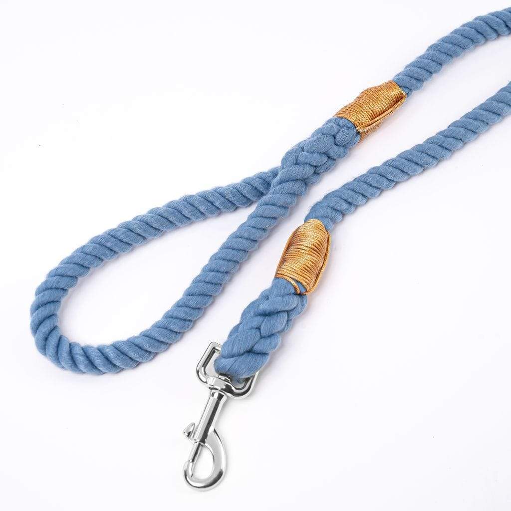 Rope Dog Leash | Faded Denim- Barker &amp; Bone 